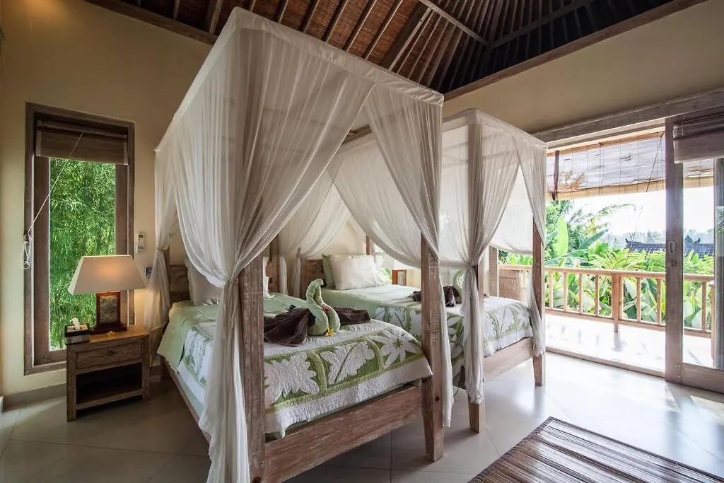 Villa Semua Suka/Ubud/2 Bd/2Bath/Ac/Pool